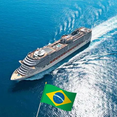 Cruise in the South America from Buenos Aires aboard MSC Fantasia ship with visits to Argentina, Brazil, and Uruguay for 9 days