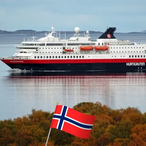 Cruise in the Northland from Mountains aboard Nordnorge ship with visits to Norway for 12 days