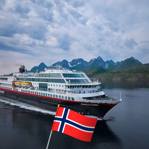 Cruise in the Northland from Oslo aboard Trollfjord ship with visits to Norway for 15 days