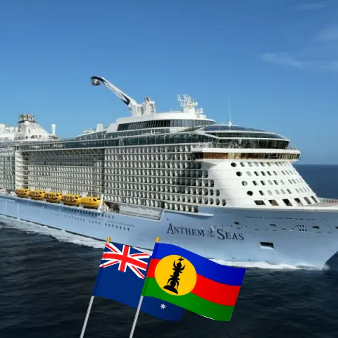 Cruise in the Pacific Ocean from Sydney aboard Anthem of the Seas ship with visits to Australia, New Caledonia, and Vanuatu for 10 days
