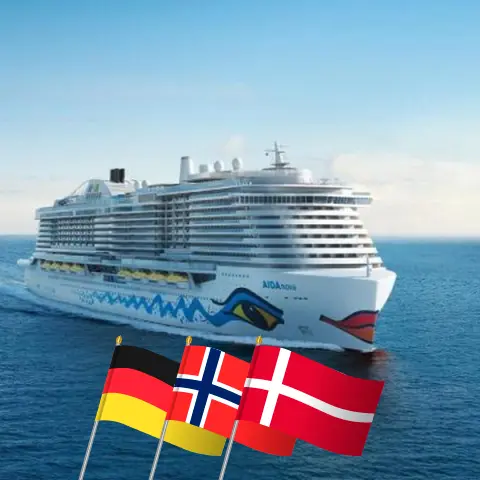 Cruise in the Northland from Hamburg aboard AIDAnova ship with visits to Germany, Norway, and Denmark for 15 days