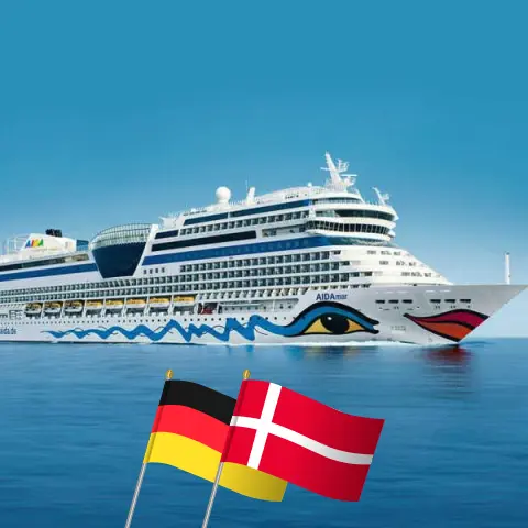 Baltic Sea Cruise from Warnemünde on board AIDAmar with stops in Germany and Denmark for 5 days