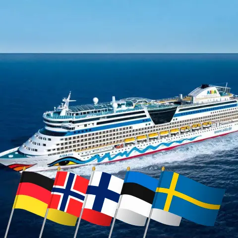 Baltic Sea Cruise on AIDAdiva: Germany, Norway, Finland, Estonia, Sweden