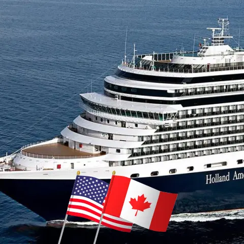 Cruise in the Alaska from Seattle aboard Eurodam ship with visits to USA and Canada for 8 days