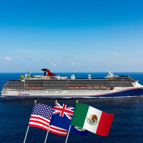 Cruise in the Panama Canal from Tampa to Seattle aboard Carnival Miracle ship with visits to USA, Cayman Islands, Colombia, Panama, Costa Rica, and Mexico for 17 days