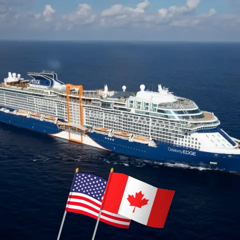 Cruise in the Alaska from Seattle to Vancouver aboard Celebrity Edge ship with visits to USA and Canada for 8 days