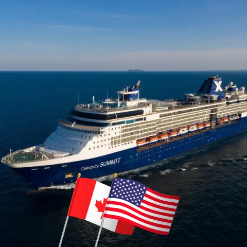 Cruise in the Alaska from Vancouver aboard Celebrity Summit ship with visits to Canada and USA for 8 days