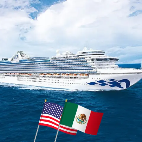 Cruise in the Hawaii from Los Angeles aboard Emerald Princess ship with visits to USA and Mexico for 17 days