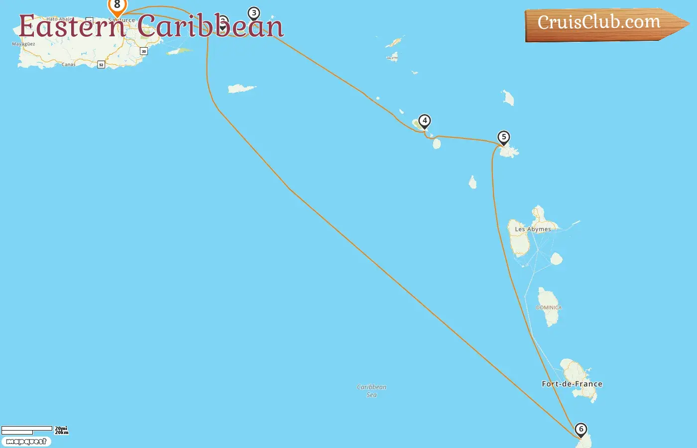 Cruise in the Eastern Caribbean from Saint John aboard Brilliance of the Seas ship with visits to Puerto Rico and British Virgin Islands for 8 days