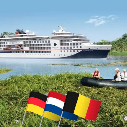 Cruise in the North Sea from Hamburg aboard HANSEATIC spirit ship with visits to Germany, Netherlands, and Belgium for 9 days