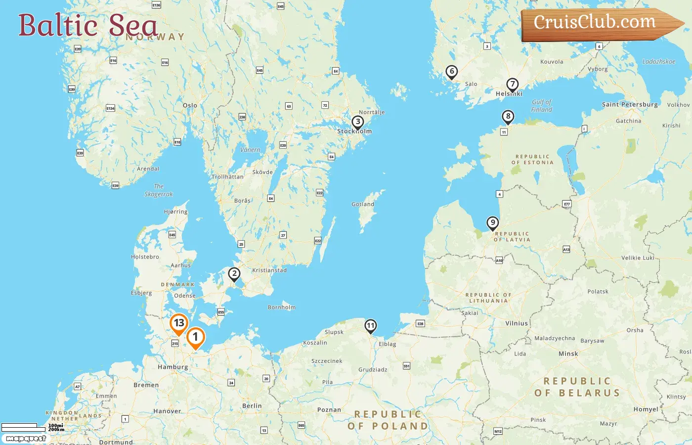 Baltic Sea Cruise from Travemünde to Kiel on board the MS EUROPA ship