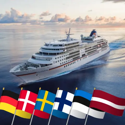 Baltic Sea Cruise from Travemünde to Kiel on board the MS EUROPA ship