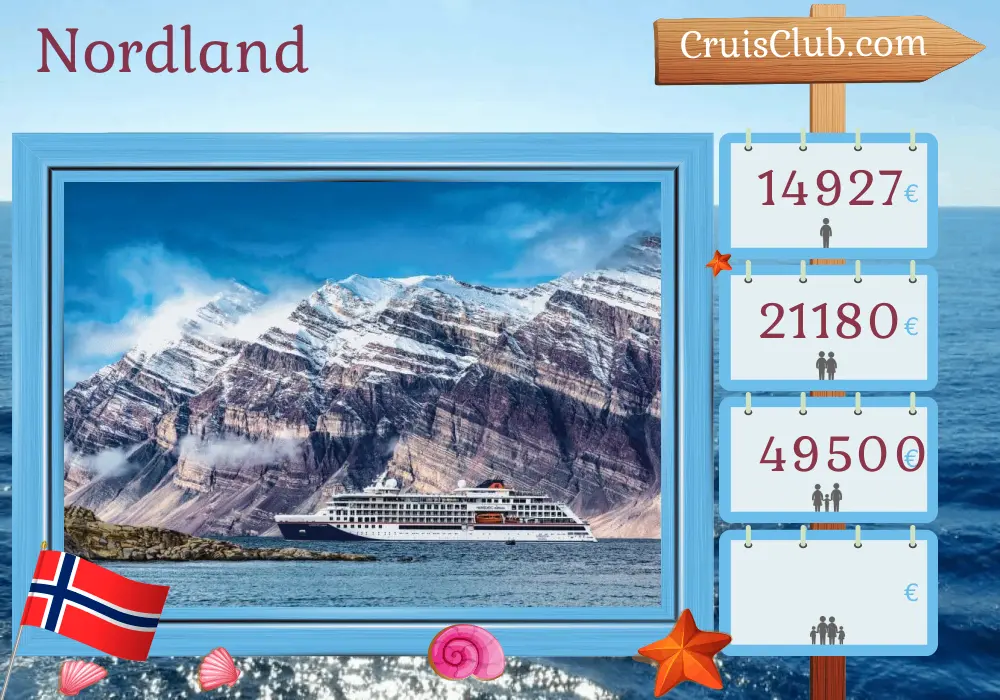 Croisière dans le nord du pays, de Longyearbyen à Tromsø à bord du navire HANSEATIC nature avec des visites en Norvège pendant 13 jours