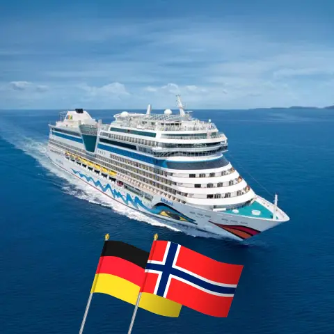 Cruise in the Northland from Hamburg aboard AIDAsol ship with visits to Germany and Norway for 13 days