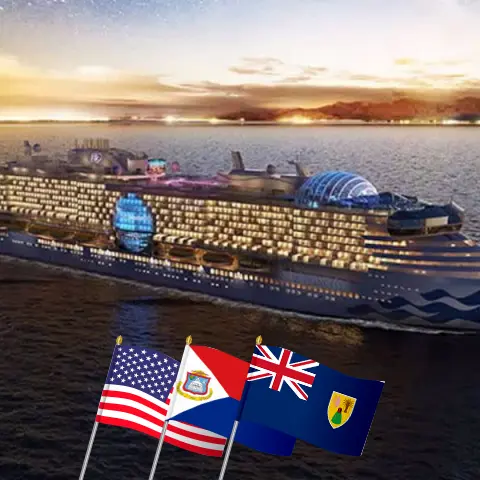 Cruise in the Caribbean from Fort Lauderdale aboard Star Princess ship with visits to USA for 9 days