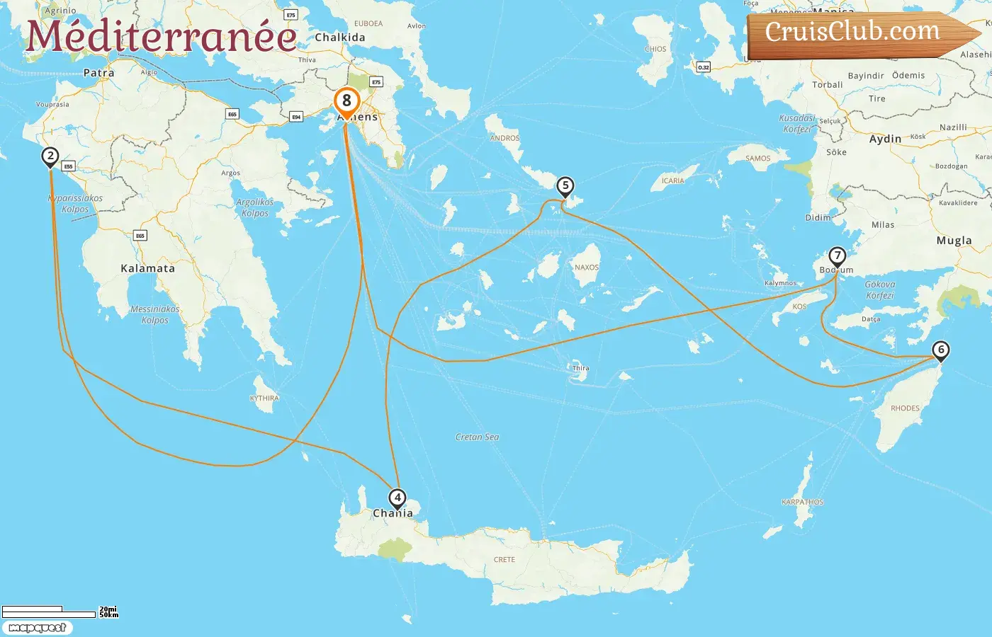 Croisière en Méditerranée au départ de Le Pirée à bord du navire Seven Seas Splendor avec des escales en Grèce et en Turquie pendant 8 jours