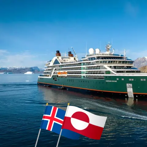 Cruise in the Iceland from Reykjavik aboard Seabourn Venture ship with visits to Iceland and Greenland for 11 days