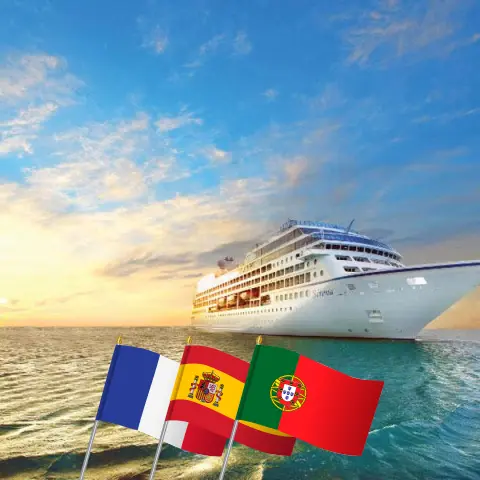Cruise in the Western Europe from Southampton to Barcelona aboard Oceania Sirena ship with visits to France, Spain, and Portugal for 13 days