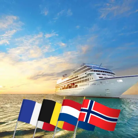 Cruise in the Northland from Southampton to Oslo aboard Oceania Sirena ship with visits to France, Belgium, Netherlands, and Norway for 14 days