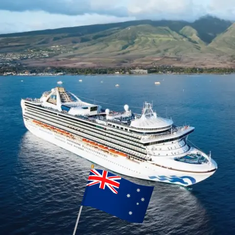 Cruise in the Australia from Sydney to Melbourne aboard Grand Princess ship with visits to Australia for 5 days