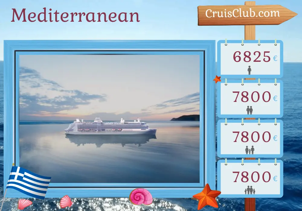 Cruise in the Mediterranean from Piraeus aboard Silver Nova ship with visits to Greece and Turkey for 8 days