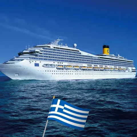 Cruise in the Mediterranean from Piraeus aboard Costa Fortuna ship with visits to Greece and Turkey for 8 days