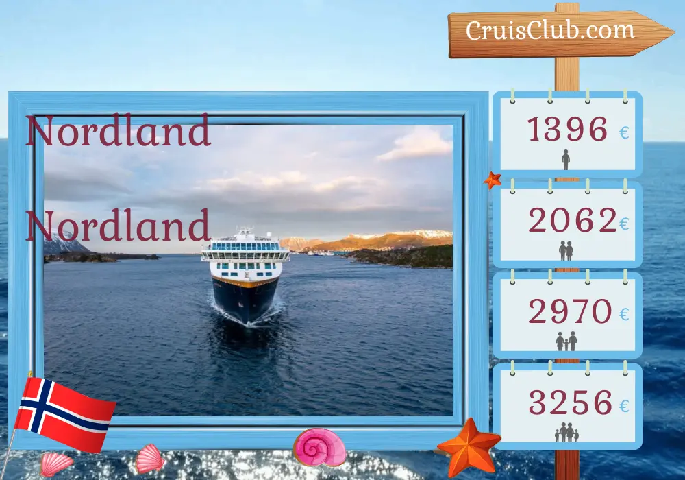 Cruzeiro no Extremo Norte das Montanhas a Kirkenes a bordo do navio Havila Polaris com visitas à Noruega por 7 dias