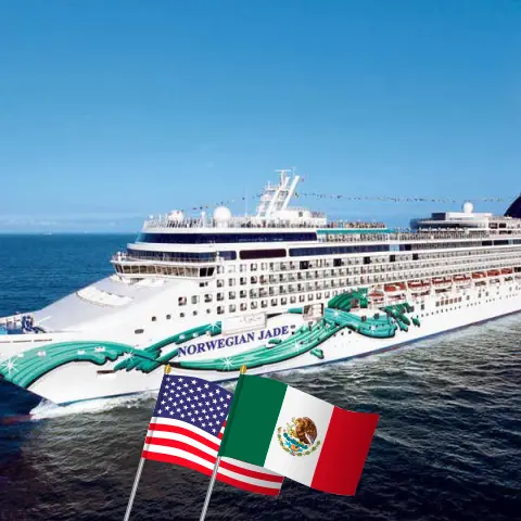 Cruise in the Panama Canal from San Diego to Miami aboard Norwegian Jade ship with visits to USA, Mexico, Guatemala, Costa Rica, Panama, and Colombia for 16 days