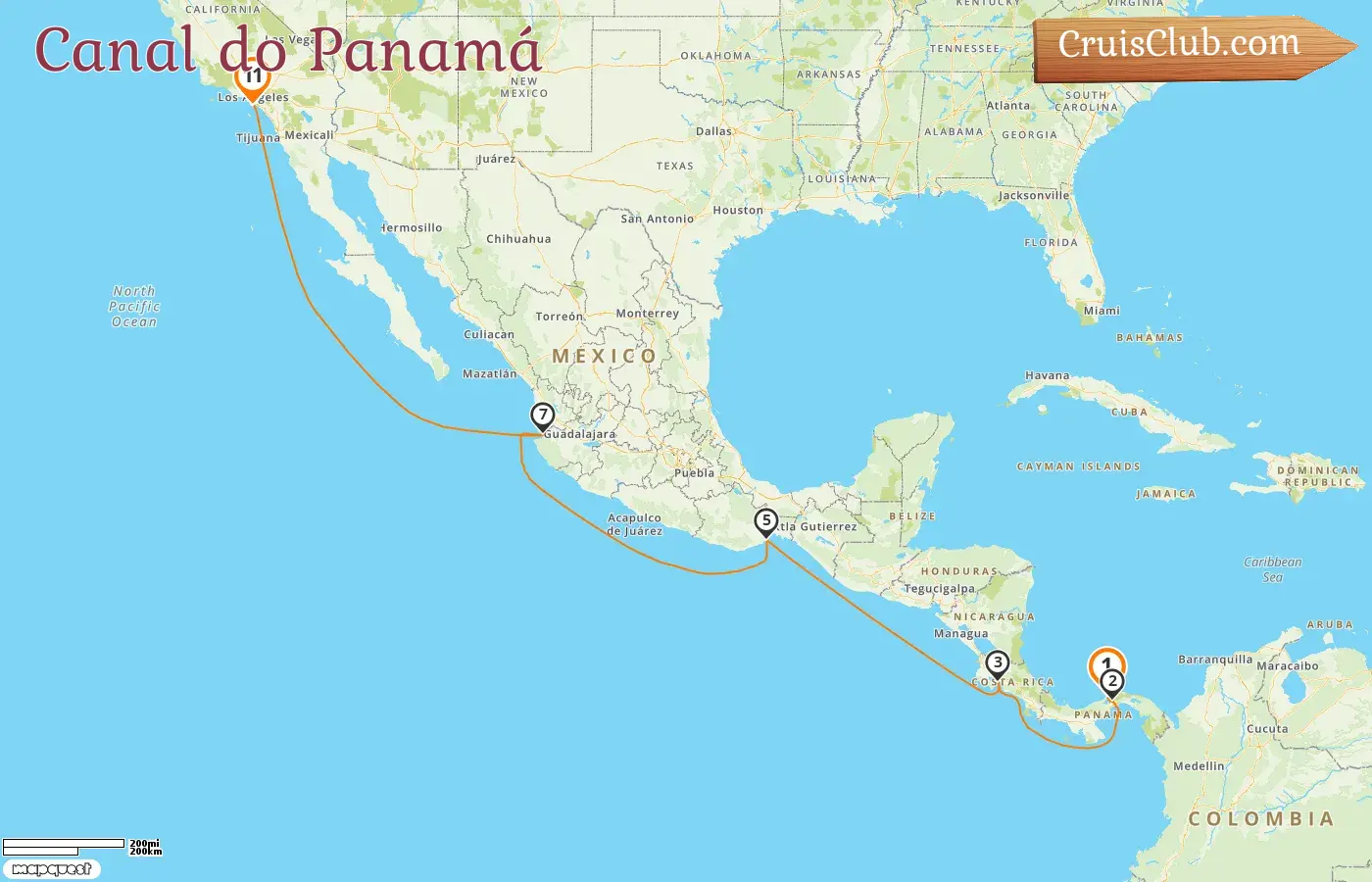 Cruzeiro no Canal do Panamá de Colônia para Los Angeles a bordo do navio Serenade of the Seas com visitas ao Panamá, Costa Rica, México e EUA por 11 dias