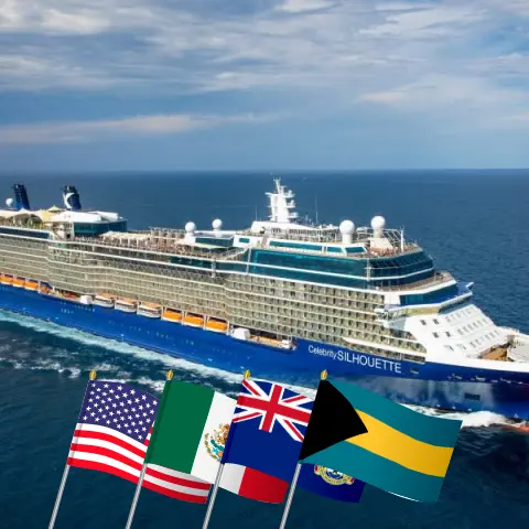 Cruise in the Western Caribbean from Fort Lauderdale aboard Celebrity Silhouette ship with visits to USA, Mexico, Cayman Islands, and Bahamas for 7 days