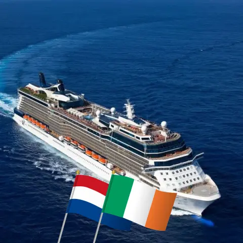 Cruise in the British Isles from Amsterdam aboard Celebrity Eclipse ship with visits to Netherlands and Ireland for 13 days