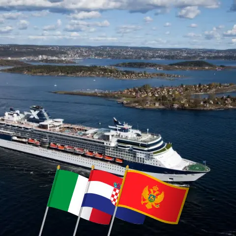 Cruise in the Mediterranean from Ravenna to Civitavecchia aboard Celebrity Constellation ship with visits to Italy, Croatia, and Montenegro for 11 days