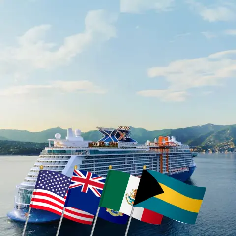 Cruise in the Western Caribbean from Miami aboard Celebrity Xcel ship with visits to USA, Cayman Islands, Mexico, and Bahamas for 8 days