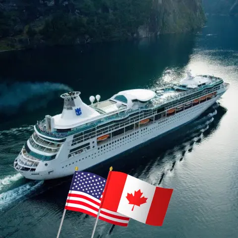 Cruise in the New England from Baltimore aboard Vision of the Seas ship with visits to USA and Canada for 10 days