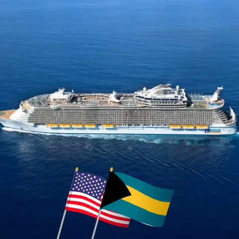 Cruise in the Eastern Caribbean from Cape Liberty / New York aboard Oasis of the Seas ship with visits to USA, Bahamas, Haiti, and Dominican Republic for 10 days