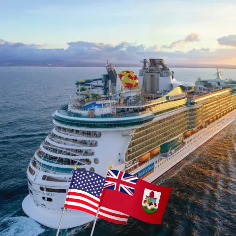 Cruise in the Atlantic from Cape Liberty / New York aboard Independence of the Seas ship with visits to USA and Bermuda for 6 days