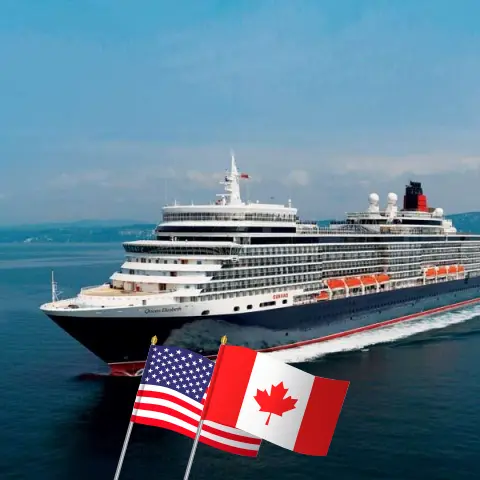 Cruise in the Alaska from Seattle aboard Queen Elizabeth ship with visits to USA and Canada for 8 days