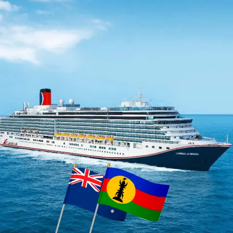 Cruise in the South Pacific from Brisbane aboard Carnival Luminosa ship with visits to Australia, Vanuatu, and New Caledonia for 9 days
