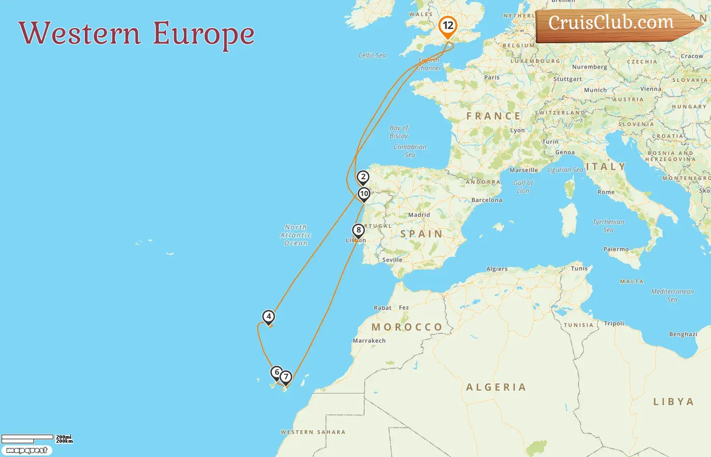 Cruise in the Western Europe from Southampton aboard Celebrity Apex ship with visits to Spain for 12 days