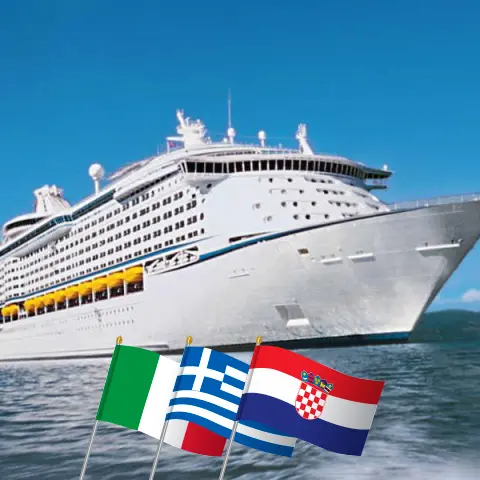 Cruise in the Mediterranean from Ravenna aboard Explorer of the Seas ship with visits to Italy, Greece, and Croatia for 8 days