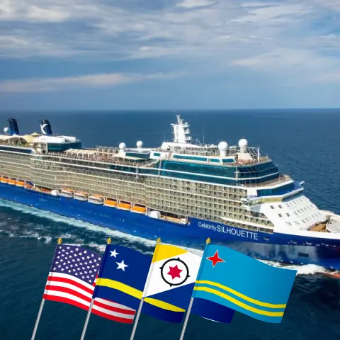 Cruise in the Caribbean from Boston to Fort Lauderdale aboard Celebrity Silhouette ship with visits to USA, Curaçao, and Aruba for 11 days