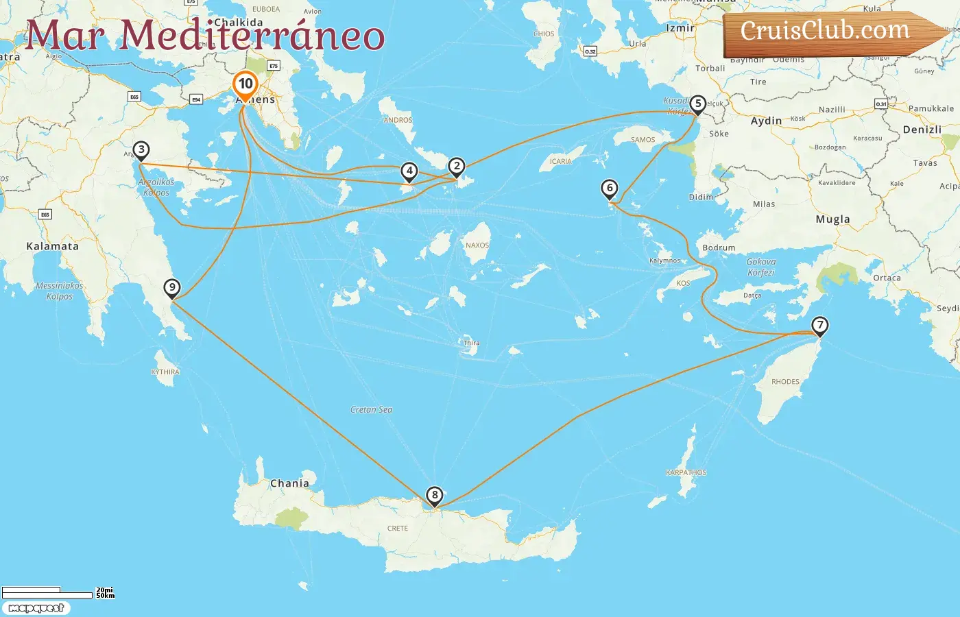 Crucero en el Mediterráneo desde El Pireo a bordo del barco Silver Muse con visitas a Grecia y Turquía durante 10 días
