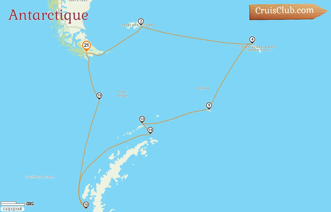 Croisière en Antarctique depuis Ushuaia à bord du navire HANSEATIC spirit avec des visites en Argentine et aux îles Falkland pendant 21 jours