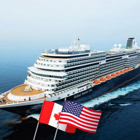 Cruise in the Hawaii from Vancouver to San Diego aboard Koningsdam ship with visits to Canada and USA for 18 days