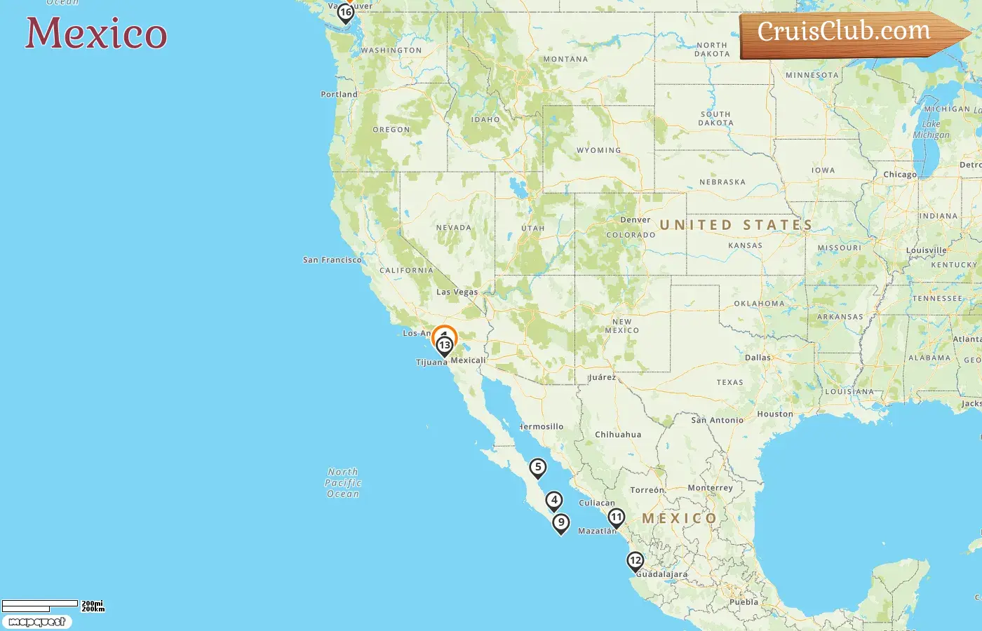 Cruise in the Mexico from San Diego to Vancouver aboard Koningsdam ship with visits to USA, Mexico, and Canada for 19 days
