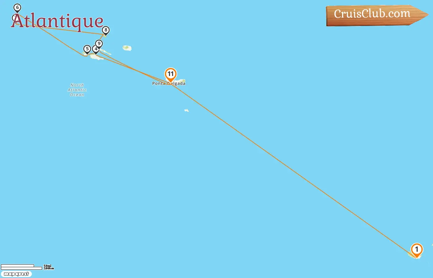 Croisière dans l`Atlantique de Funchal à Ponta Delgada à bord du navire HANSEATIC nature avec des visites au Portugal pendant 11 jours