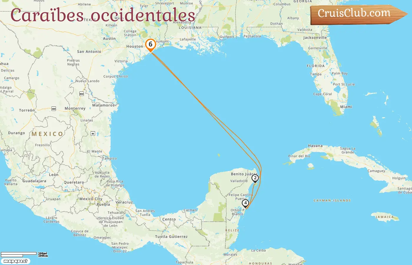 Croisière dans les Caraïbes occidentales au départ de Galveston à bord du navire Liberty of the Seas avec escales aux États-Unis et au Mexique pendant 6 jours