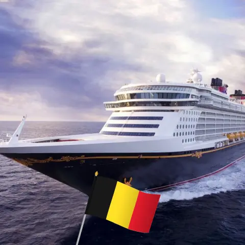 Cruise in the North Sea from Southampton aboard Disney Dream ship with visits to Belgium for 4 days