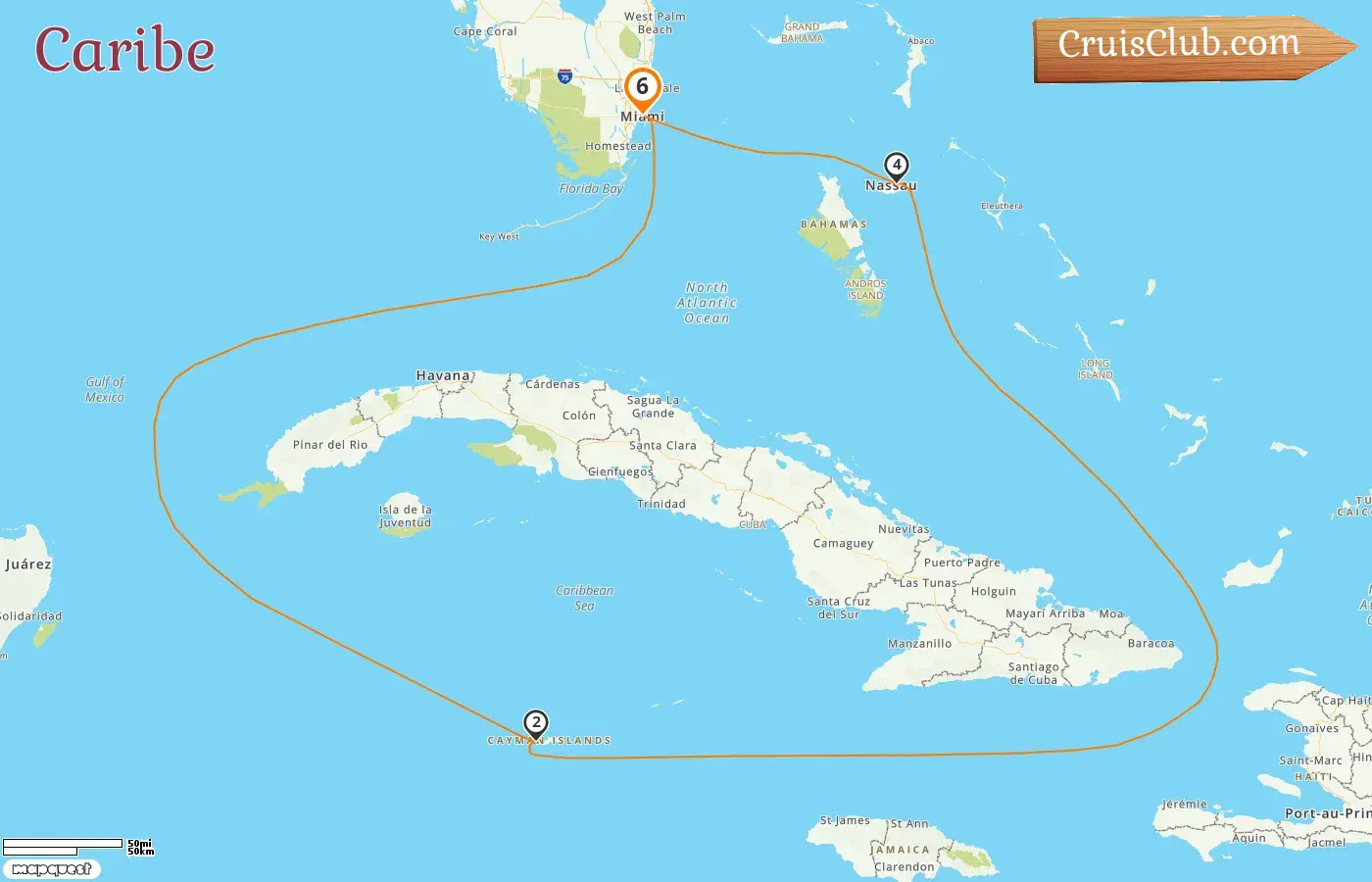 Crucero por el Caribe desde Miami a bordo del barco Liberty of the Seas con visitas a EE. UU., Islas Caimán y Bahamas durante 6 días
