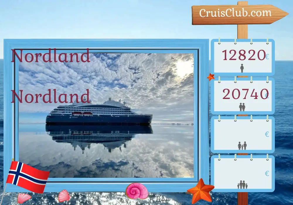 Cruzeiro pelo Norte de Tromsø a Narvik a bordo do navio Le Commandant Charcot com visitas à Noruega por 9 dias
